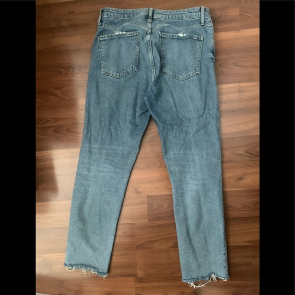 ZARA Distressed Ankle-cut Jeans - Picture 2 of 3